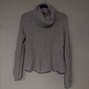 RD Style Light Gray Cowl Neck Sweater